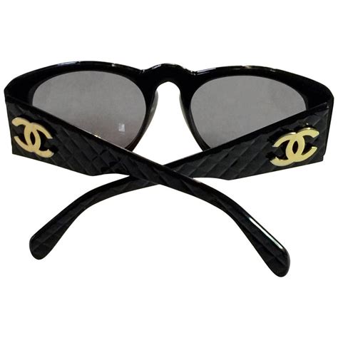 chanel sunglasses black